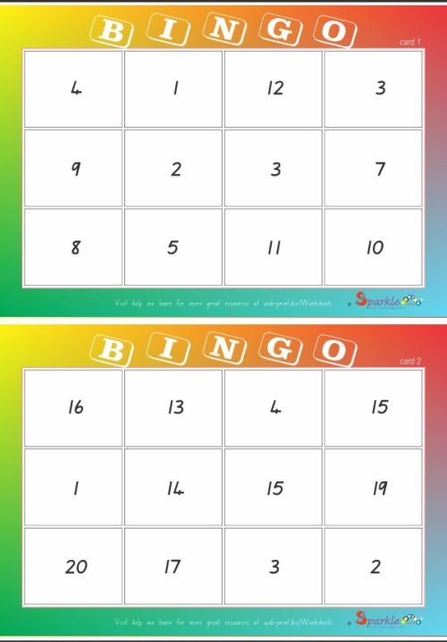 Number Bingo