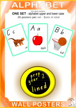 Alphabet Posters prep-y2 lined