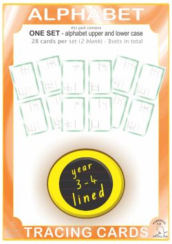 Alphabet Tracers y3-4 lined