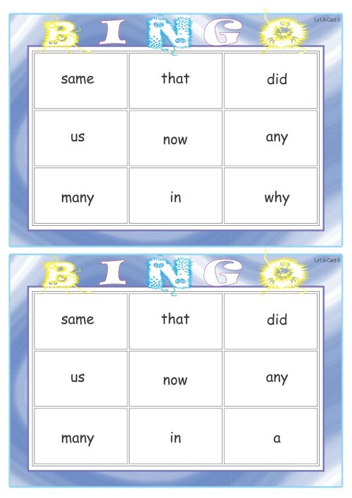 Sightword Bingo Pop Lv1-6 - Image 3