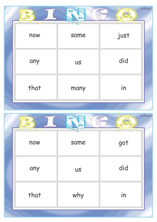Sightword Bingo Pop Lv1-6 - Image 2