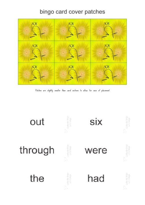 Sightword Bingo Pop Lv1-2 - Image 4