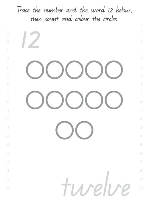 Count to 20 workbook - Image 3