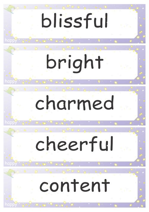 Synonyms for happy sad 50 words - Image 2
