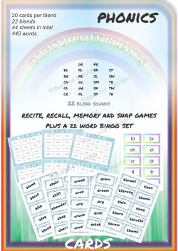 Phonics cards