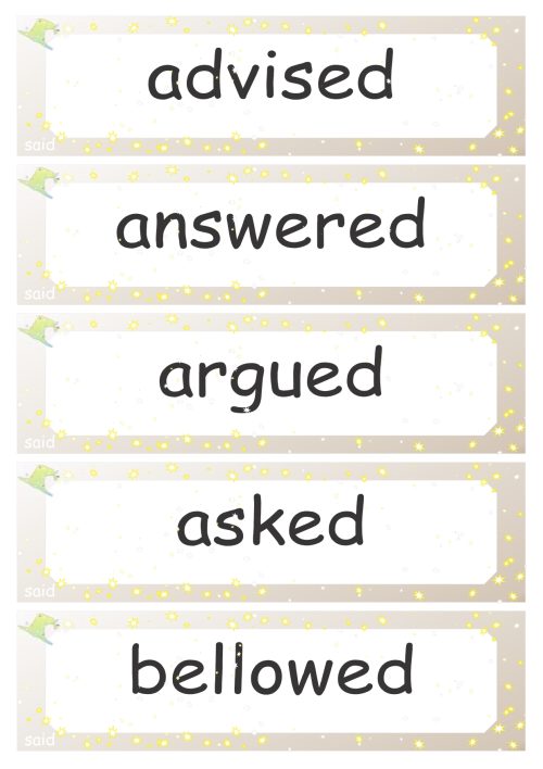 Synonyms for said 50 words - Image 2