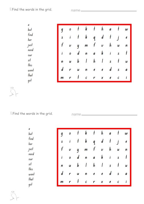 Sightword Word Find Lv1-1 - Image 2