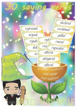 Verbs saying 30 words