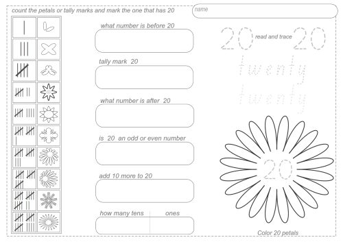 Number sense Write and Wipe 1-20 - Image 4