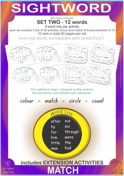 Sightword Match Lv1-2
