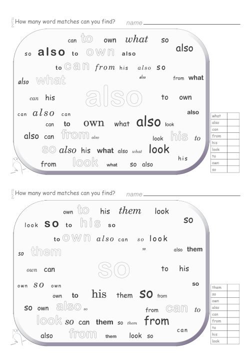 Sightword Match Lv1-3 - Image 3