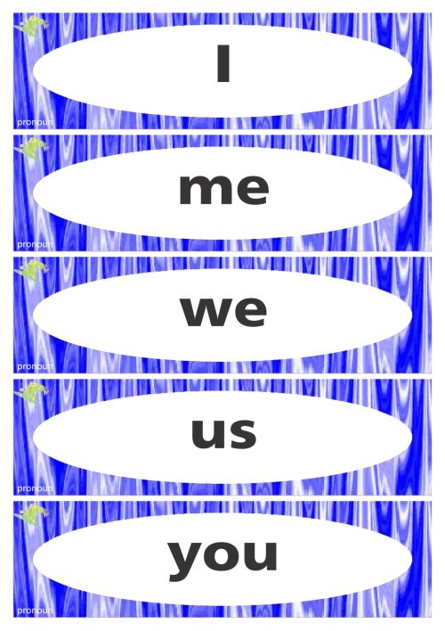 Pronouns 45 words - Image 2