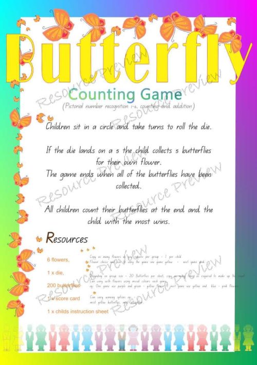 Counting game collect the butterflies - Image 2