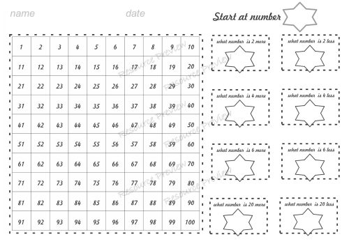 Hundred chart skip counting activities 2,3,5,10 - Image 3