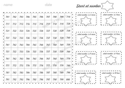 Hundred chart skip counting activities 2,3,5,10 - Image 5