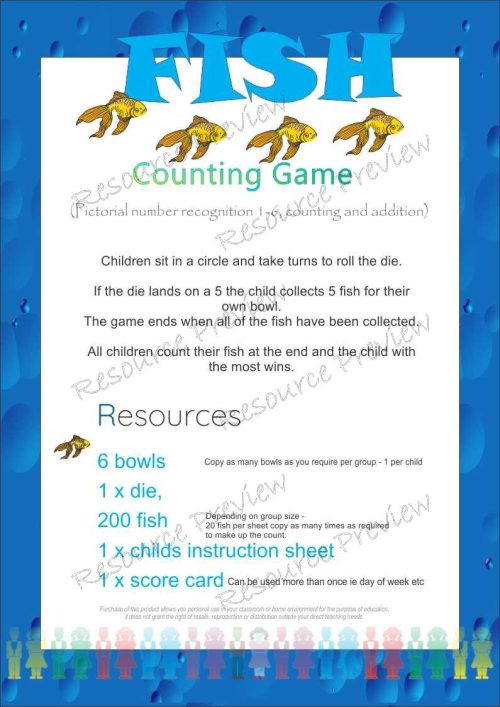 Counting game collect the fish - Image 2