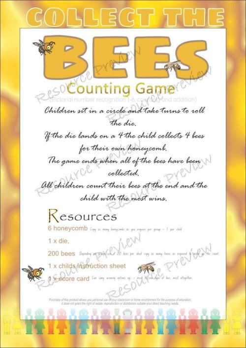 Counting game collect the bees - Image 2