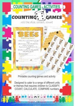 Counting game collect the bees