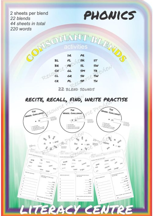 Phonic consonant blends