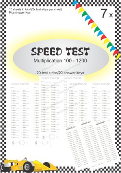 Speed Test Multiplication 7 x 100s