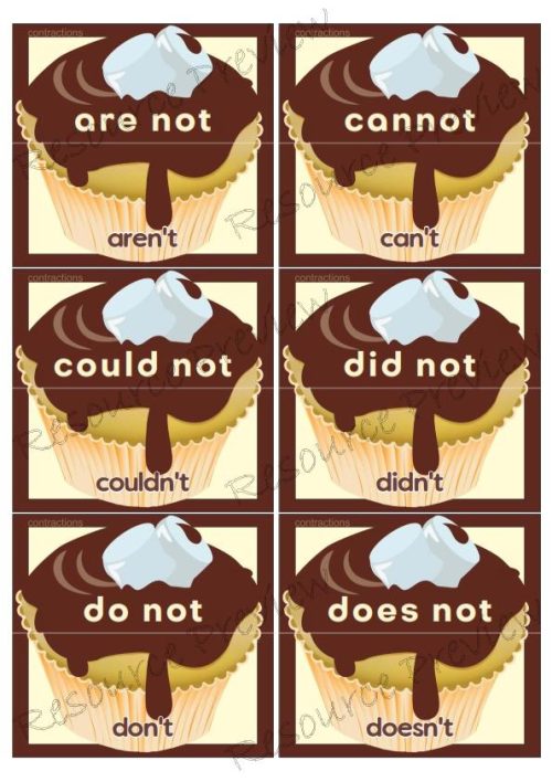 Contraction cards  - not - Image 4