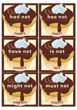Contraction cards  - not