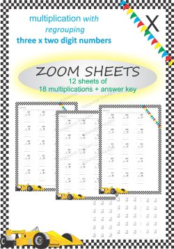 3dig x 2dig regrouping Multiplication