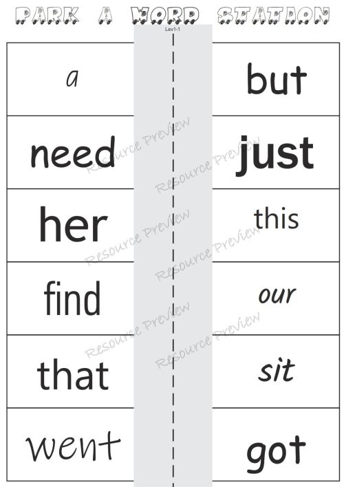 Sightword activities Lv1-1 - Image 4