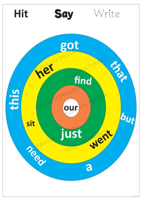 Sightword activities Lv1-1 - Image 5