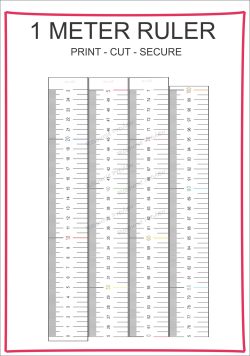 one meter ruler