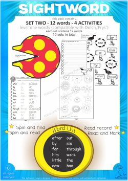 Sightword activities Lv1-2