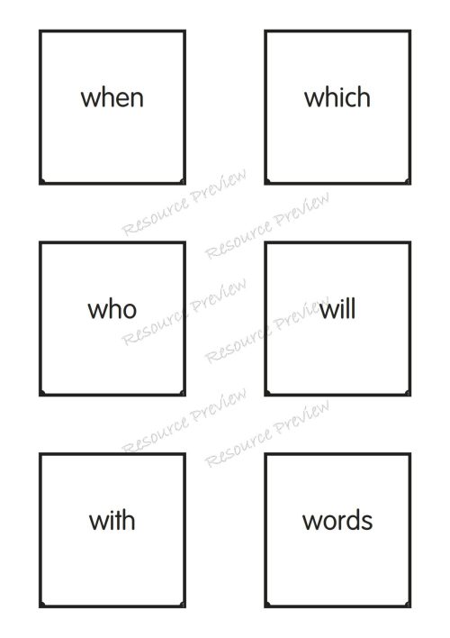 Sightword card variety  1st 100 - Image 5
