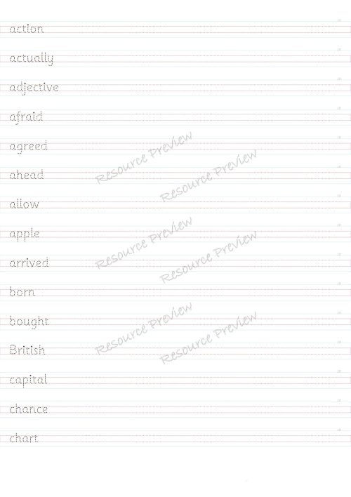Sightword card variety 10th 100 - Image 3