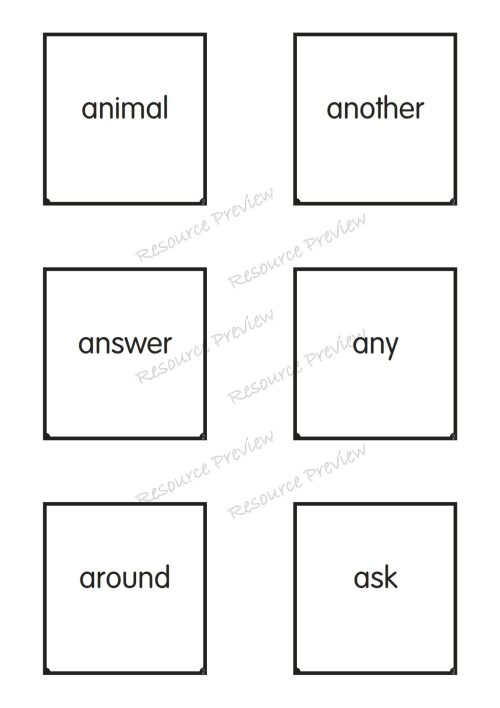 Sightword card variety  2nd 100 - Image 4