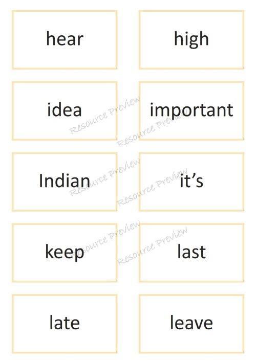 Sightword card variety  3rd 100 - Image 4
