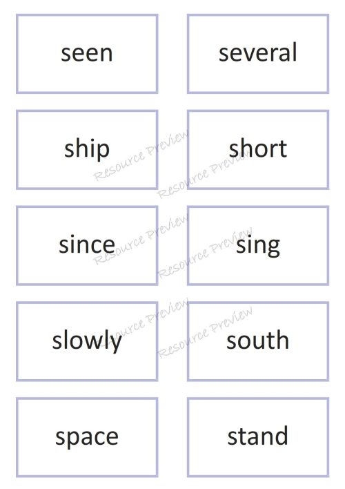 Sightword card variety  4th 100 - Image 5