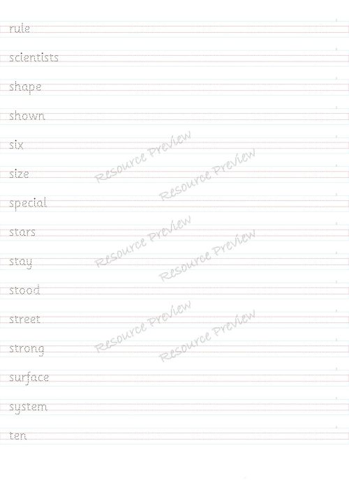 Sightword card variety  5th 100 - Image 5