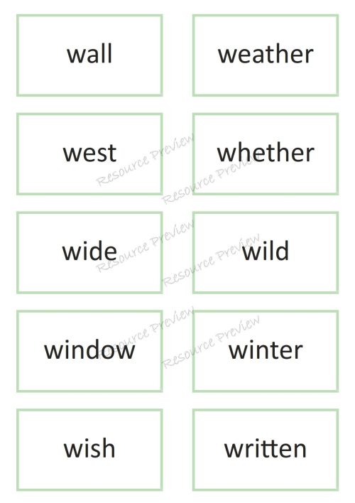 Sightword card variety  6th 100 - Image 3