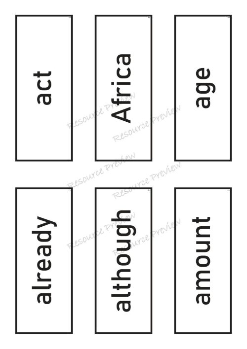 Sightword card variety  7th 100 - Image 2