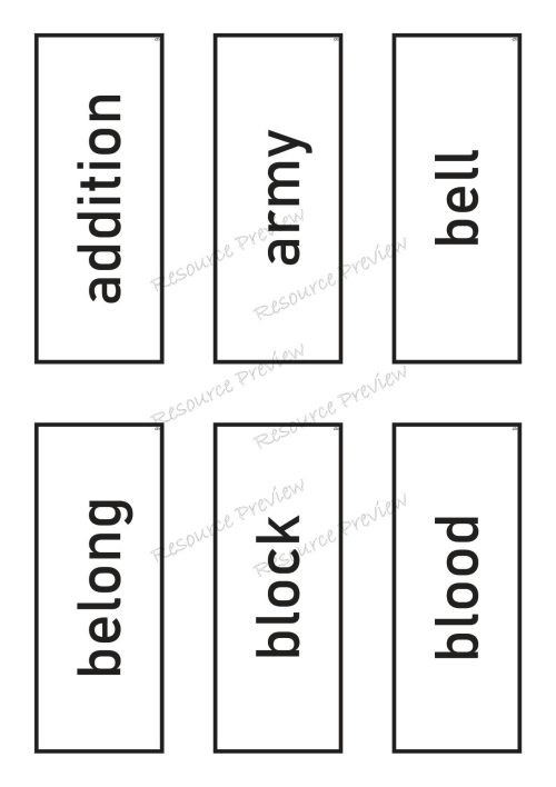 Sightword card variety  9th 100 - Image 2