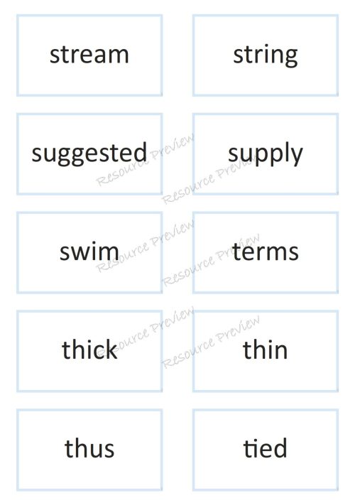 Sightword card variety  9th 100 - Image 5