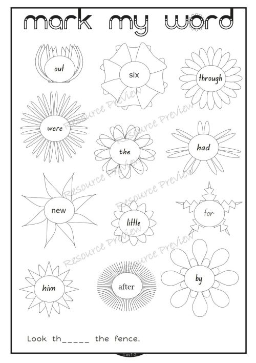 Sightword activities Lv1-2 - Image 5