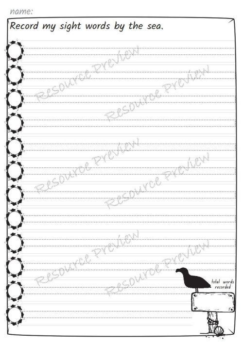Sightword activities Lv1-6 - Image 2