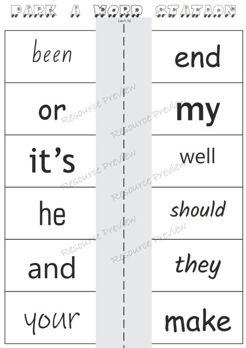 Sightword activities Lv1-10 - Image 3