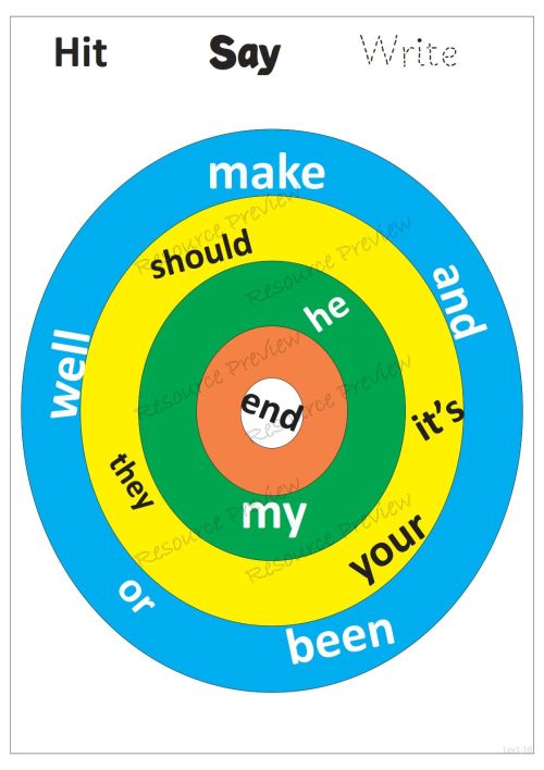 Sightword activities Lv1-10 - Image 6