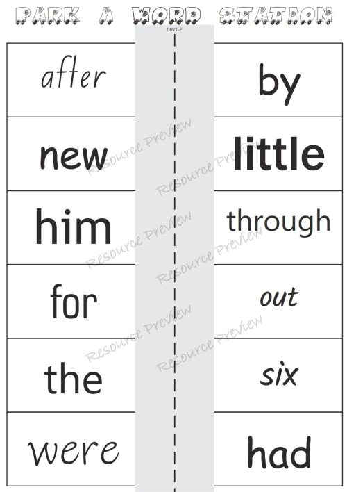 Sightword activities Lv1-2 - Image 2