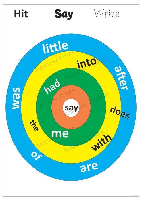 Sightword activities Lv1-7 - Image 6