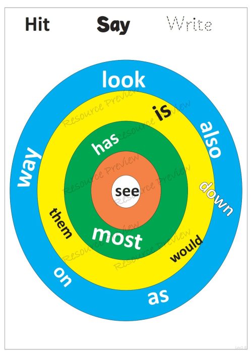 Sightword activities Lv1-8 - Image 6