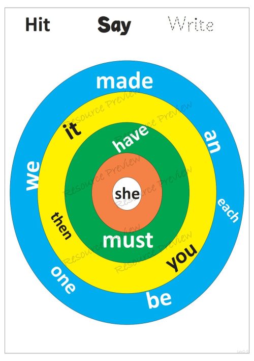 Sightword activities Lv1-9 - Image 6