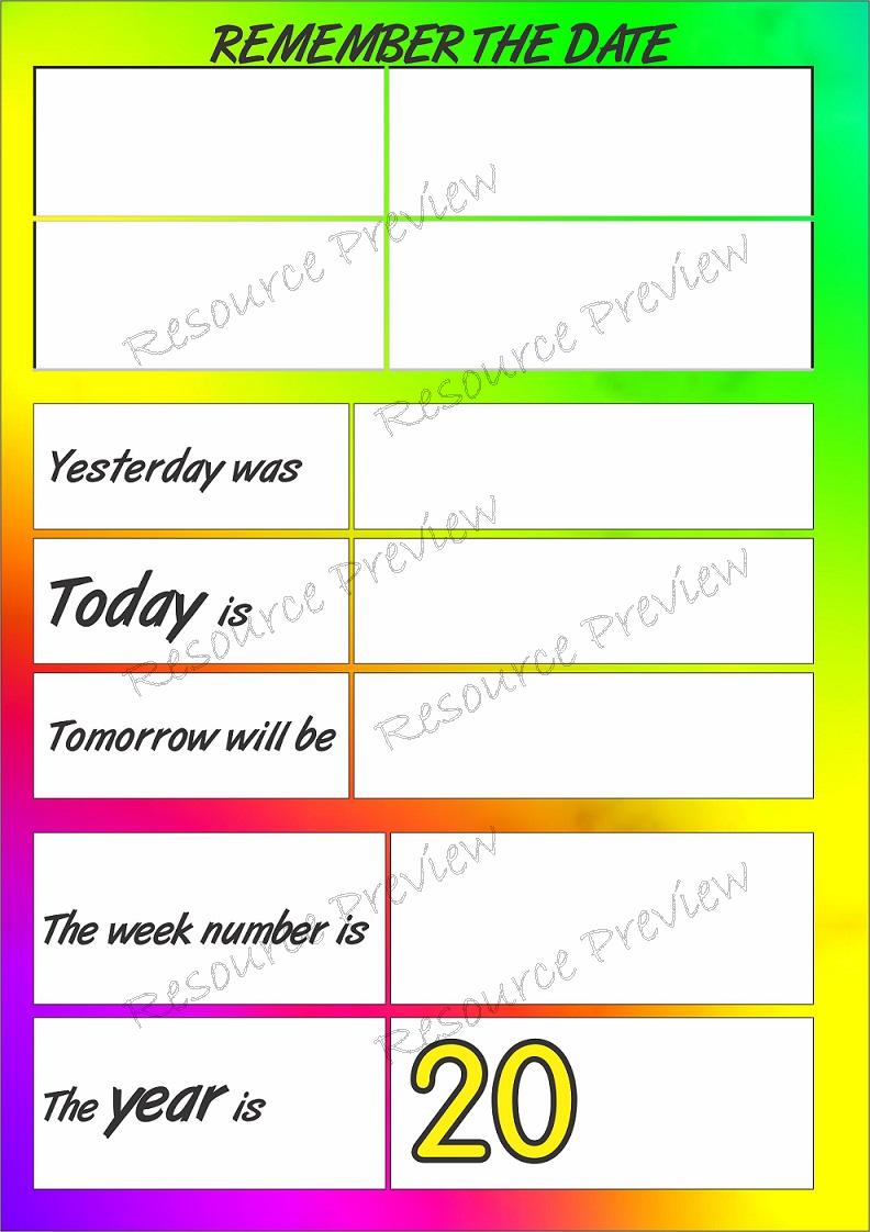 Classroom calendar - Image 9